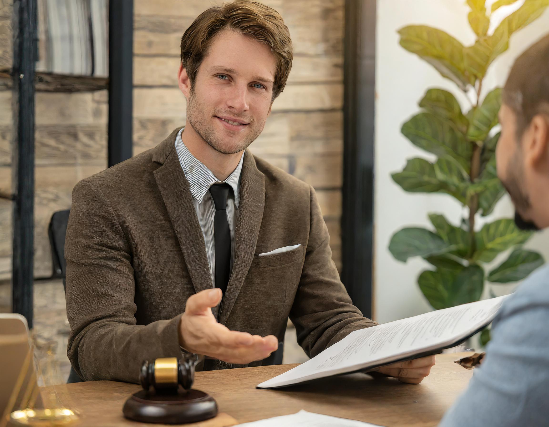 Leif Trenkler bei einer Beratungssitzung